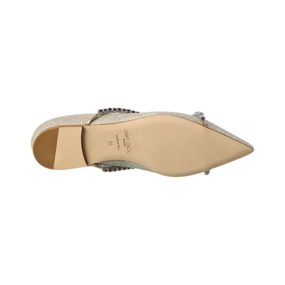 Jimmy Choo Genevi Glitter Flat - Picture 4 of 5